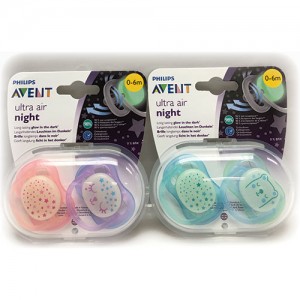 Philips Avent Ultra Air Night Soother 0-6M (2個裝）