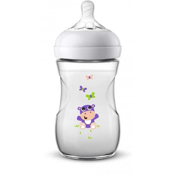 Philips Avent Natural 奶瓶 260 毫升 / 9 安士- 河馬