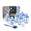 Tommee Tippee closer to nature® PP 印花奶瓶套裝 -配新乳感超柔軟奶嘴-粉藍