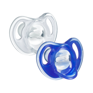 Tommee Tippee Ultra Light 超輕矽膠安撫奶嘴 (2個裝)- 18-36個月(藍色，白色）