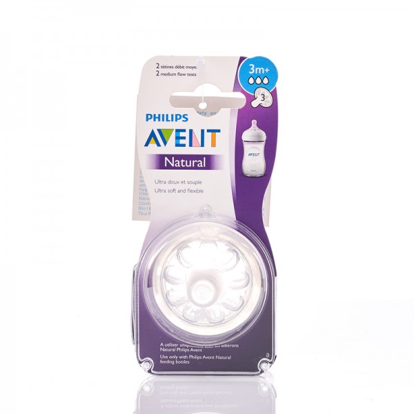 Philips飛利浦Avent Natural 中速型奶咀2個