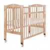 Baby Star Huggy 摺合嬰兒木床(包括3”床褥) – 原木色 / 歐洲櫸木