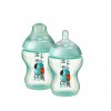 TOMMEE TIPPEE 三合一UV紫外線消毒烘乾機連4個260ml PP 印花奶瓶套裝