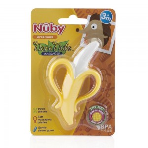 NUBY香蕉牙齦按摩器