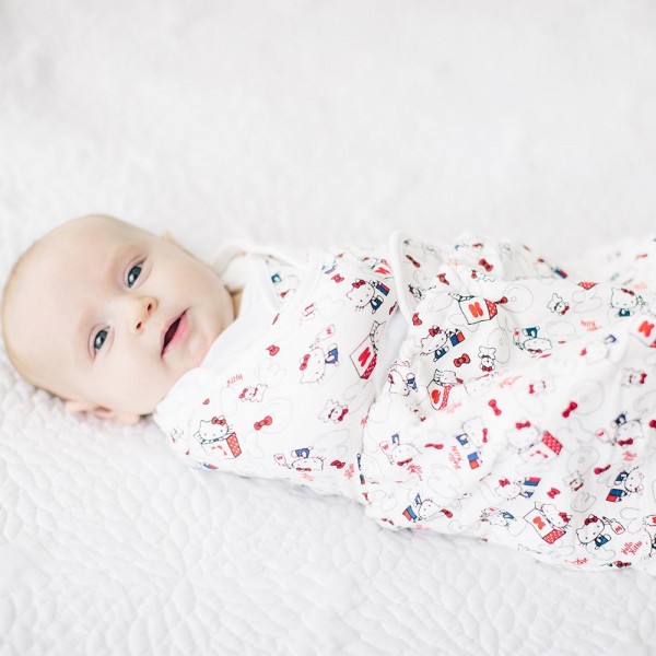 ERGOBABY  Swaddler- Hello Kitty Head in the Clouds