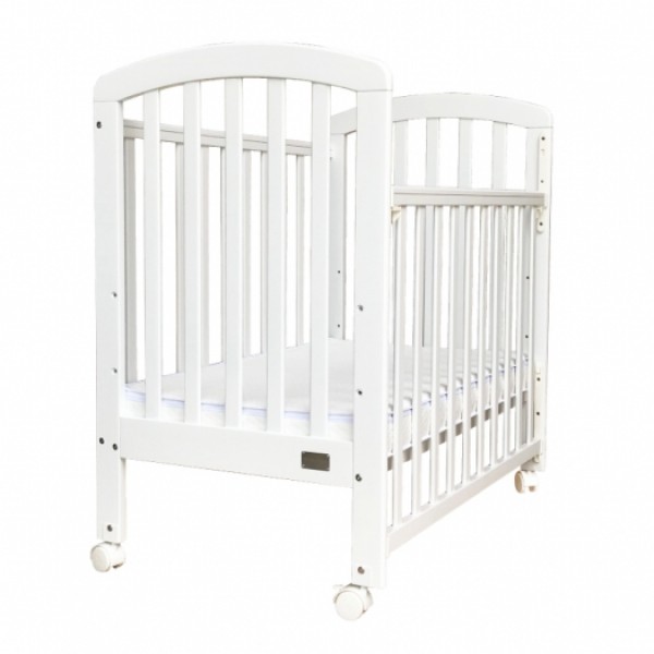 Baby Star Medi 嬰兒木床(包括3” 床褥) –白色 / 紐西蘭松木