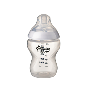 Tommee Tippee Closer to Nature® 260ml PP 奶瓶 (配新乳感超柔軟中流量奶嘴)