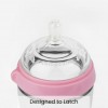 Comotomo 防脹氣矽膠奶瓶 250毫升 / 8安士 (2個裝)-粉紅色