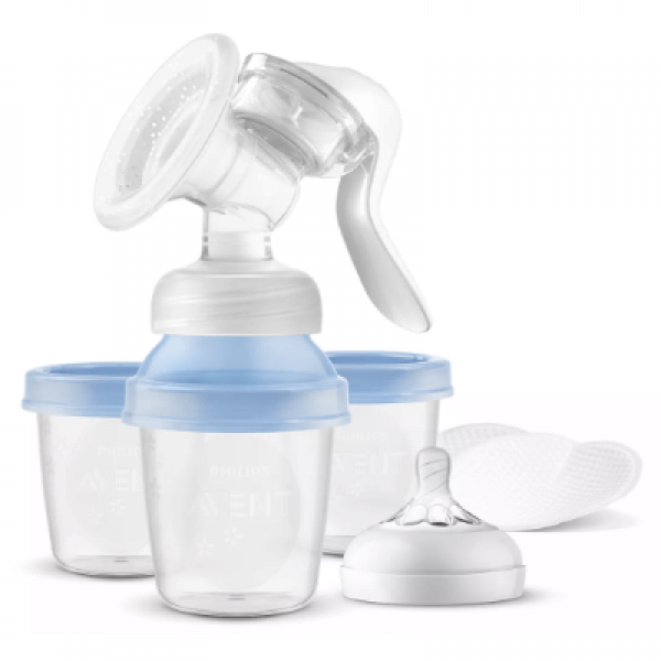 飛利浦 Philips Avent SCF430/13 手動吸乳器連儲奶杯套裝 4400 香港行貨